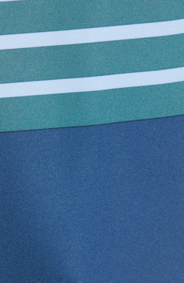 Fair Harbor Anchor Stripe Swim Trunks, Alternate, color, 