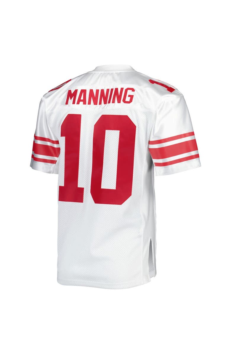 Mitchell & Ness Men's Mitchell & Ness Eli Manning White New York Giants 2007 Authentic Throwback Retired Player Jersey, Alternate, color, 