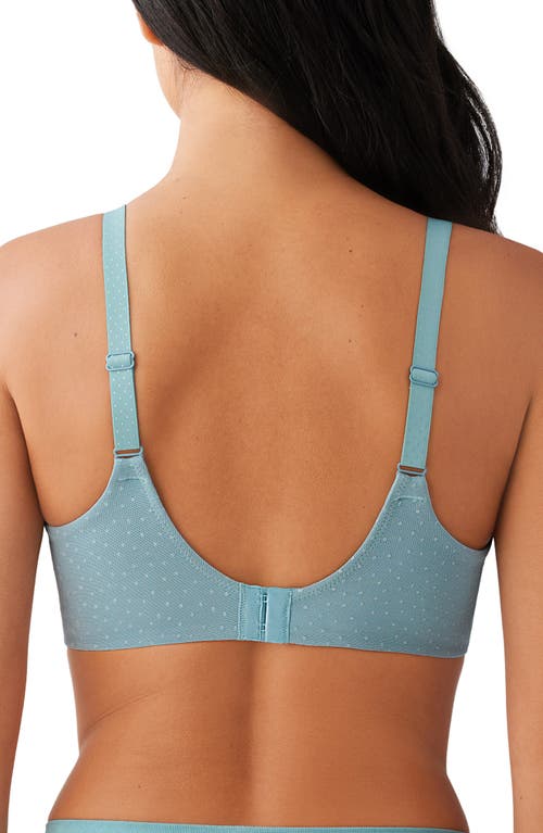 Shop Wacoal Back Appeal Smoothing Underwire Bra In Stone Blue