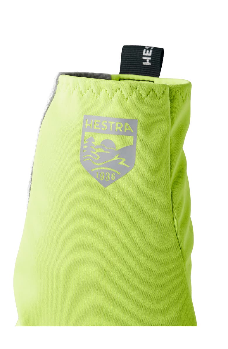 Hestra Runners Running Gloves, Alternate, color, Yellow High Viz