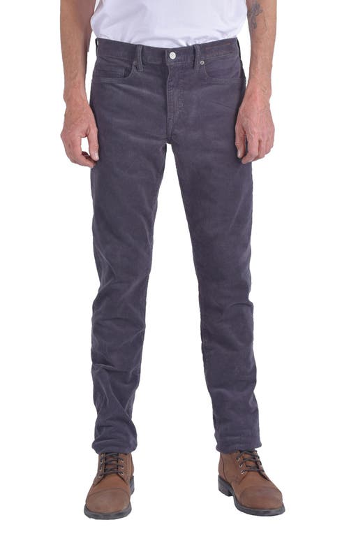 HIROSHI KATO The Pen Slim Fit Corduroy Pants in Charcoal 