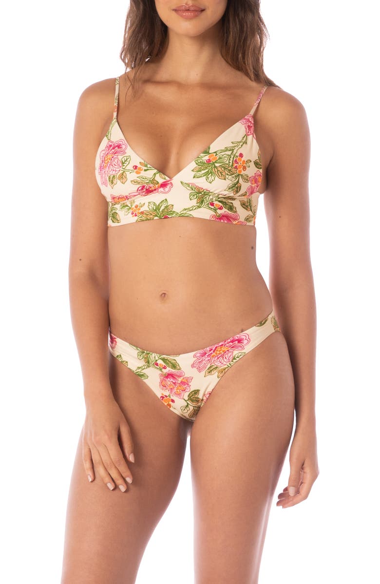 Maaji Sublimity Reversible Bikini Bottoms, Alternate, color, Light Beige