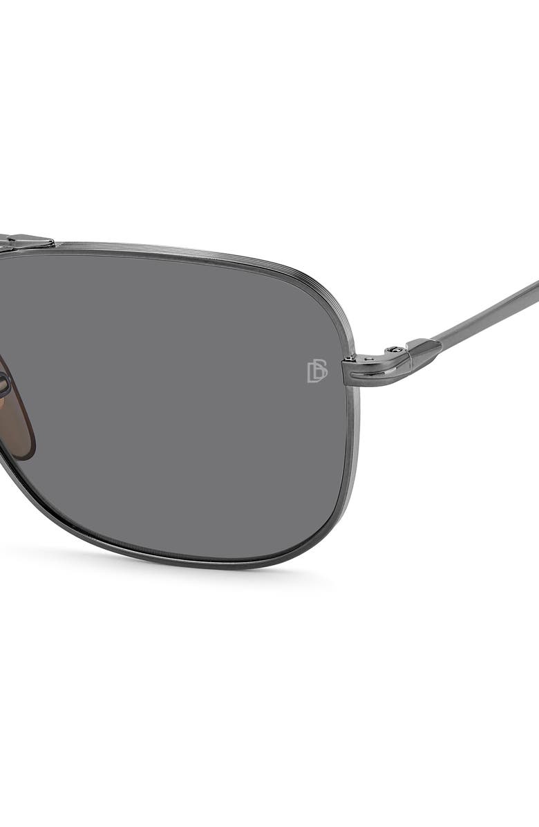 David Beckham Eyewear 59mm Polarized Square Sunglasses, Alternate, color,