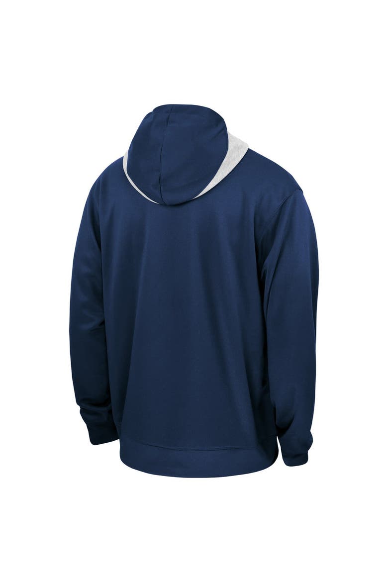 Men's Nike Navy Xavier Musketeers Basketball Spotlight Performance Pullover Hoodie, Alternate, color, Navy