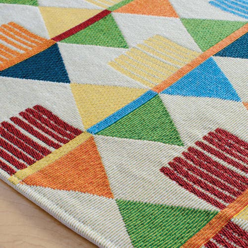 Kaplan Early Learning Company Vivid Primary Decorative Runner In Multi