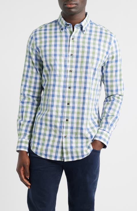 Candler Plaid Button-Down Shirt