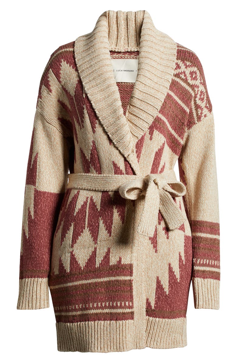 Lucky Brand Lucky Heritage Cotton Cardigan, Alternate, color,