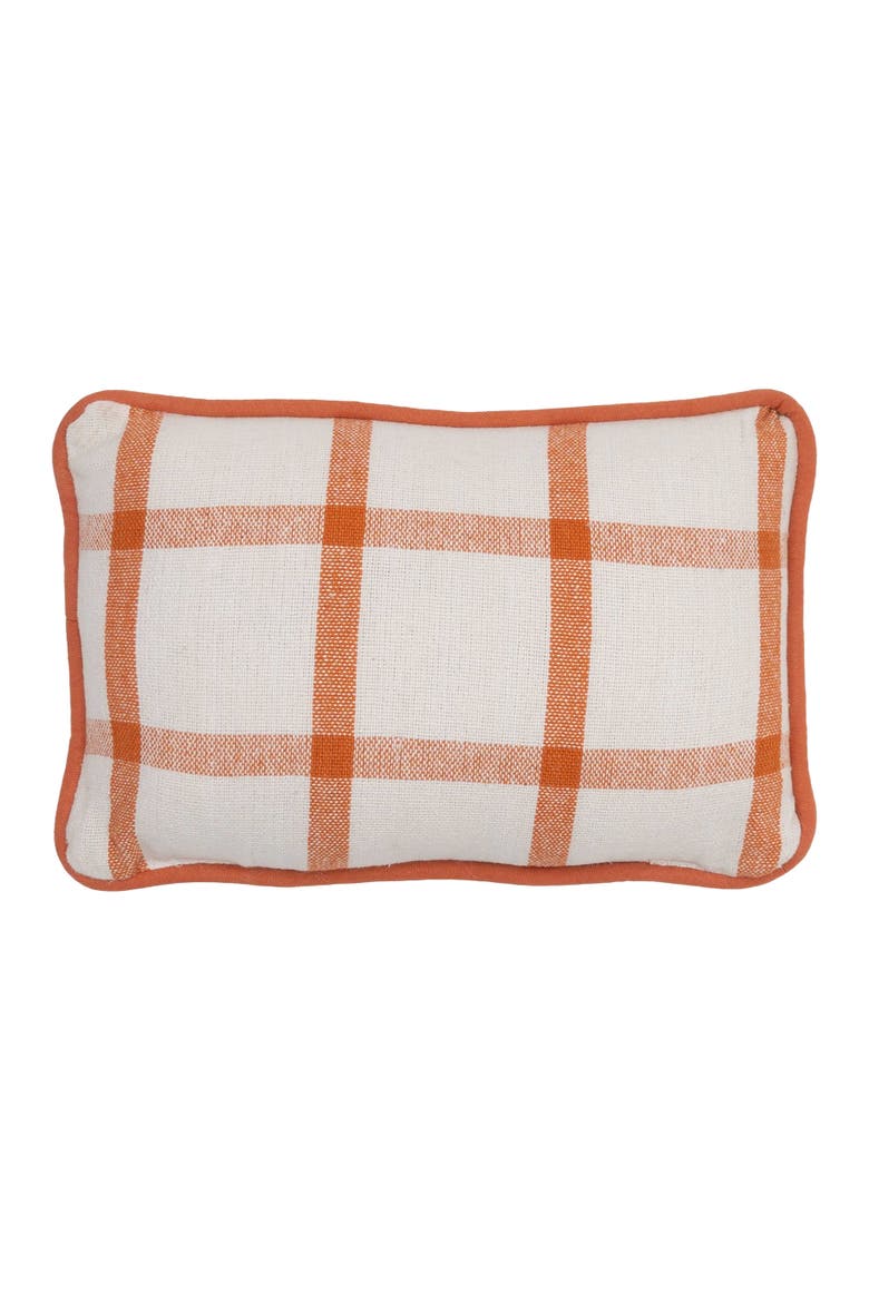 Harvest Blessed Hooked Throw Pillow 12" x 8", Alternate, color, Orange