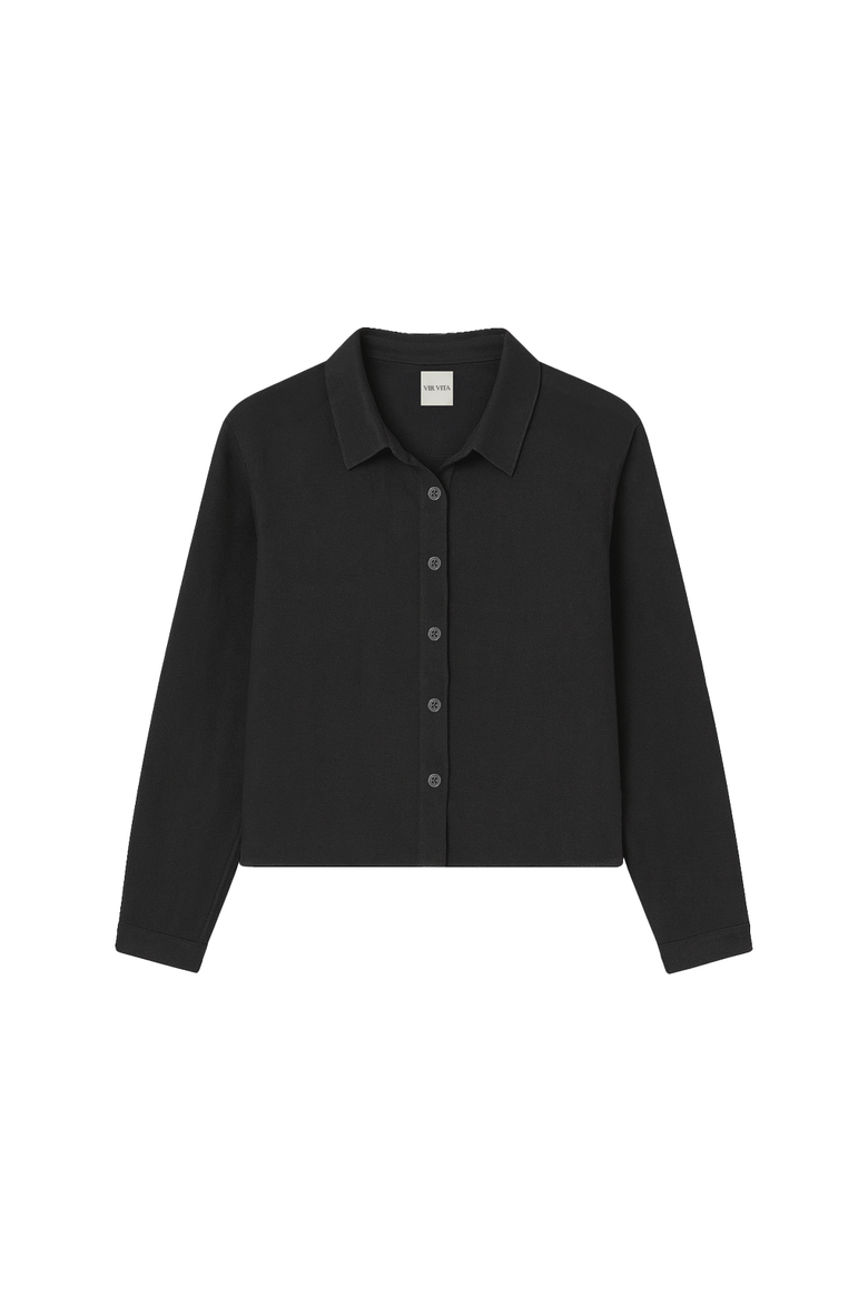 Paloma Linen Shirt, Main, color, Black