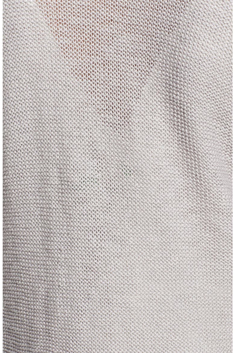 Open Front Cardigan, Alternate, color, GREY- CLAY