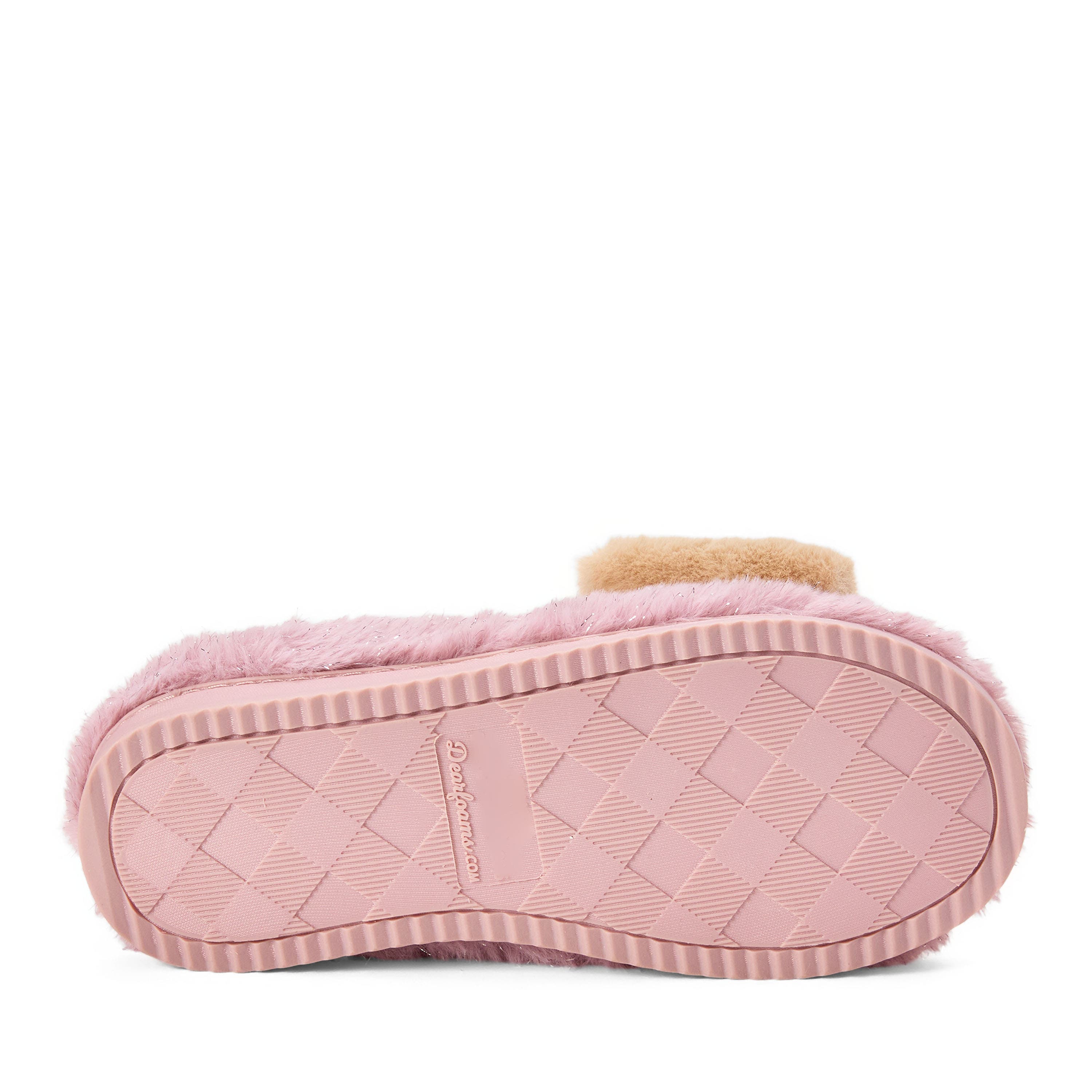Rosie Furry Icon Clog Slipper, Alternate, color, PALE MAUVE