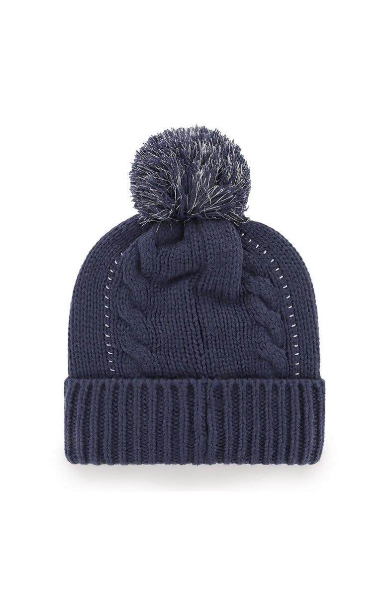 '47 Women's '47 Navy Tennessee Titans Bauble Cuffed Knit Hat with Pom, Alternate, color, Navy