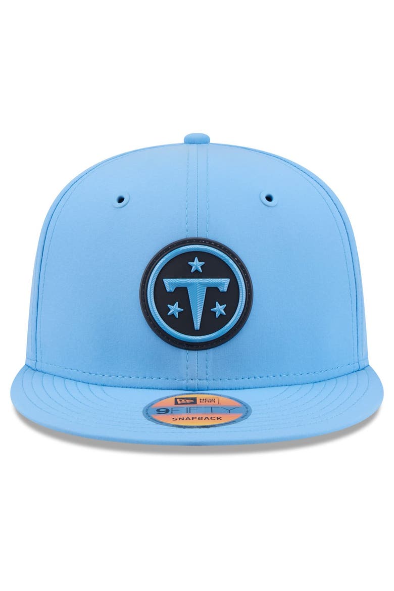 Men's New Era Light Blue Tennessee Titans 2026 Sideline 9FIFTY Snapback Hat, Alternate, color, Light Blue