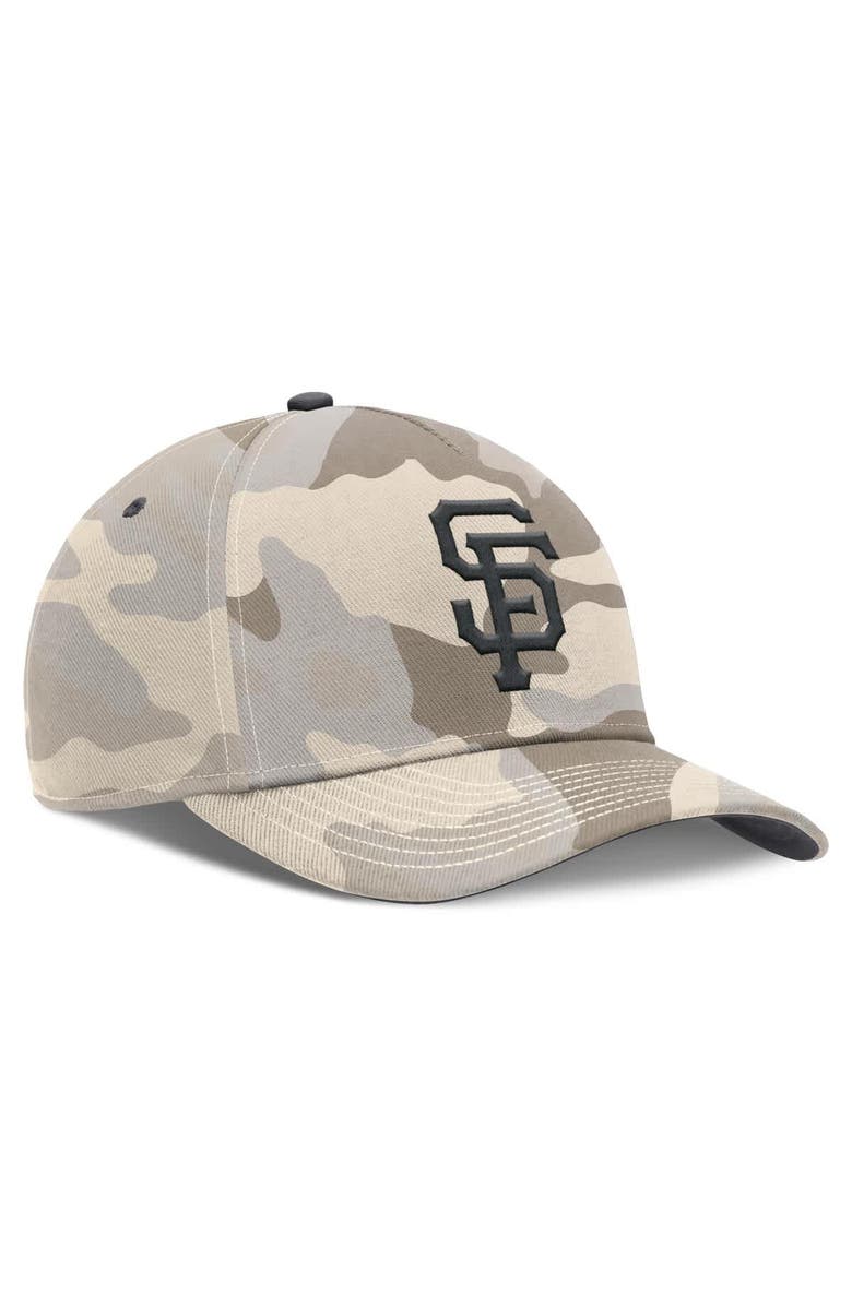 Nike Men's Nike Natural San Francisco Giants Camo Pack Rise Adjustable Hat, Alternate, color, Natural