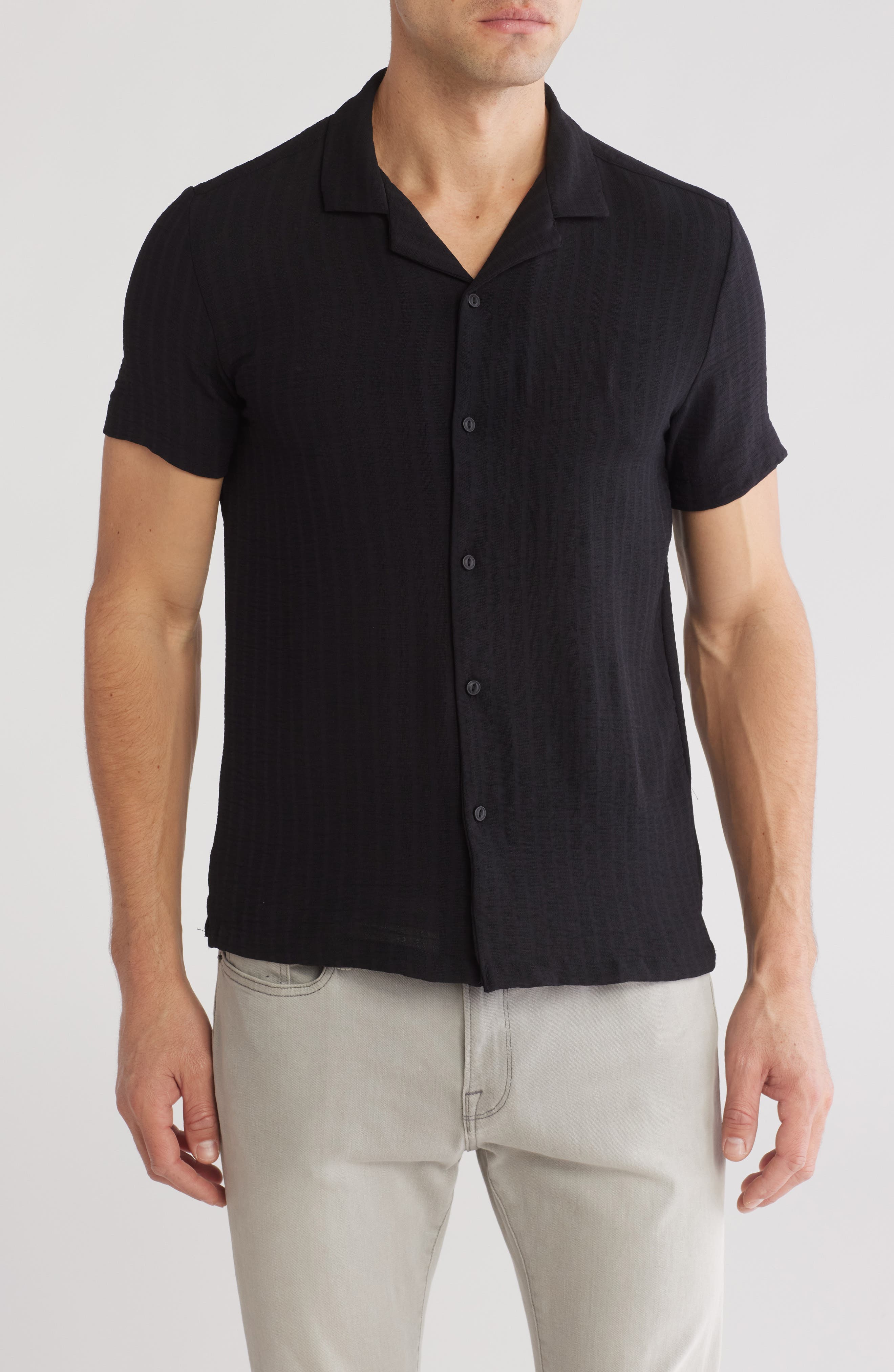 DENIM AND FLOWER Textured Knit T-Shirt