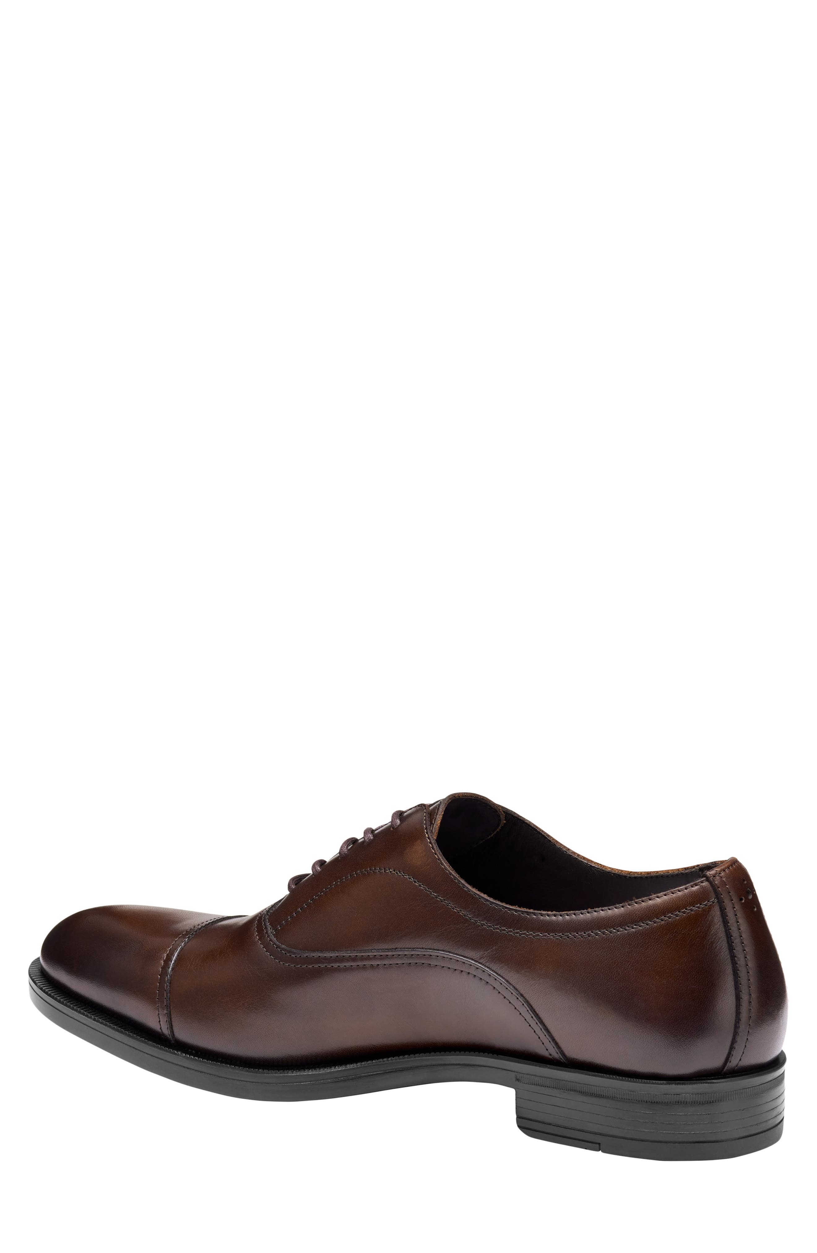 Conlin Cap Toe Oxford, Alternate, color, ESPRESSO FULL GRAIN
