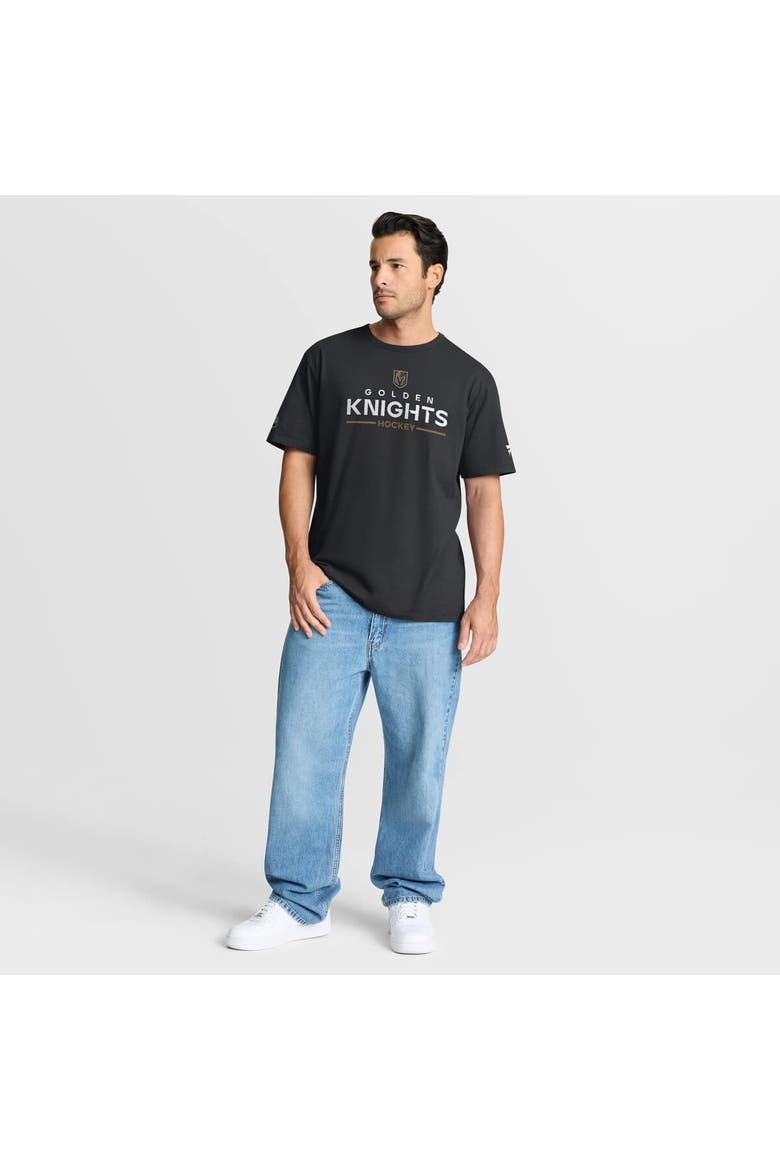 Men's Fanatics Black Vegas Golden Knights Authentic Pro Primary T-Shirt, Alternate, color, Black
