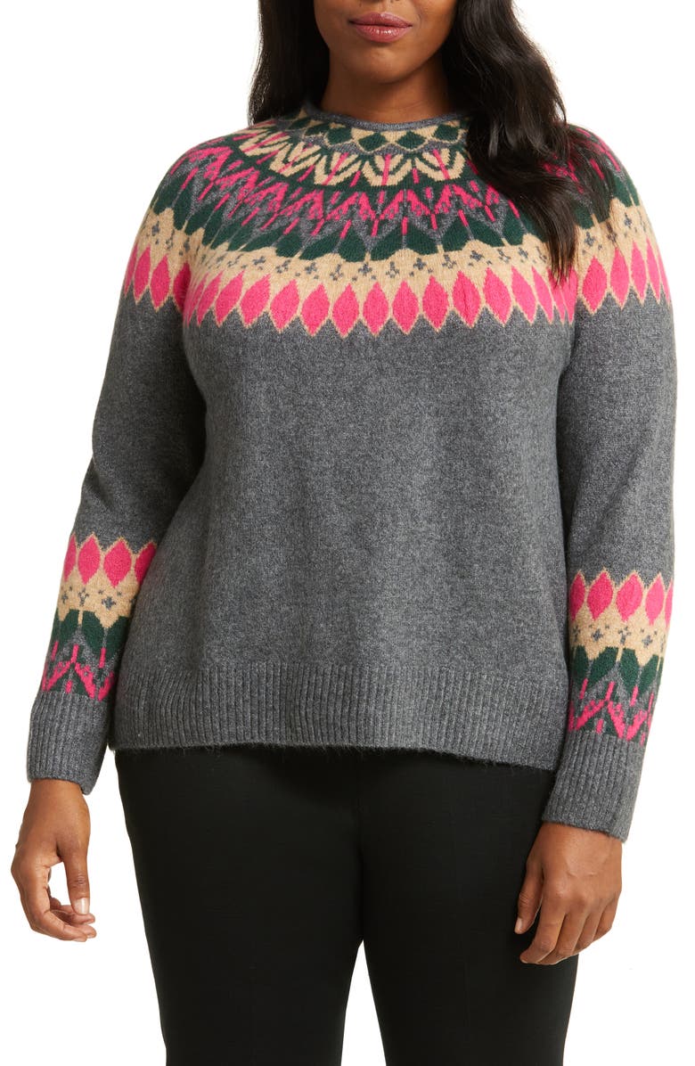 CeCe Fair Isle Sweater, Main, color,