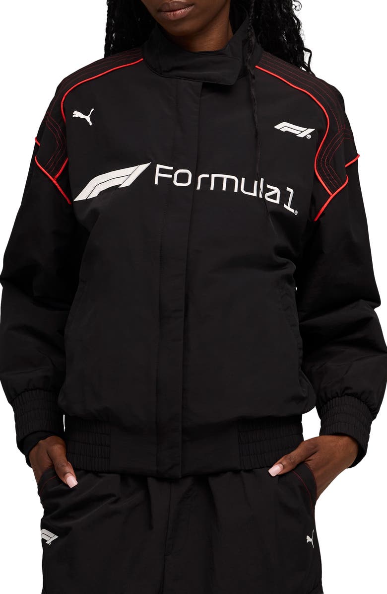 PUMA F1 Lifestyle Racing Jacket, Main, color, Puma Black
