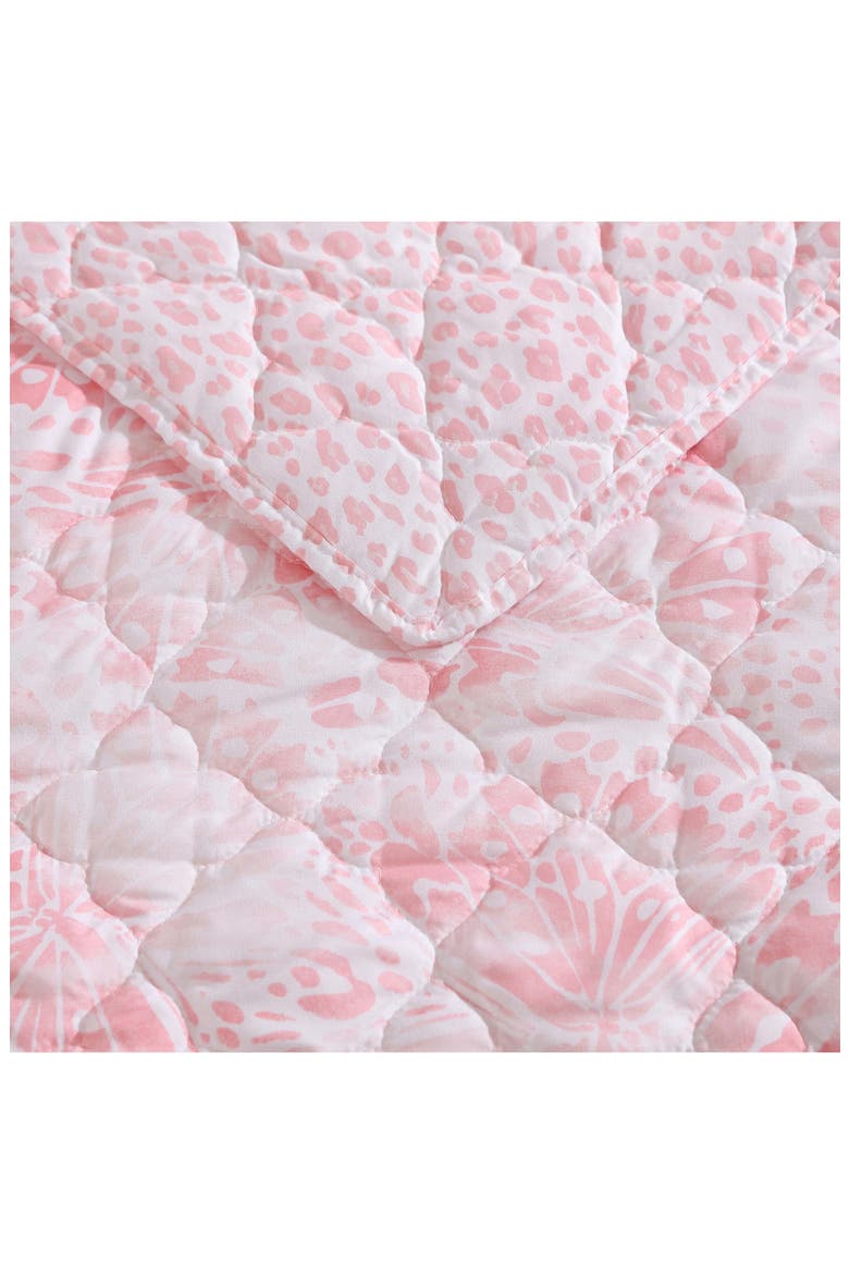 Butterfly Ombré Quilt & Sham Set, Alternate, color, PINK