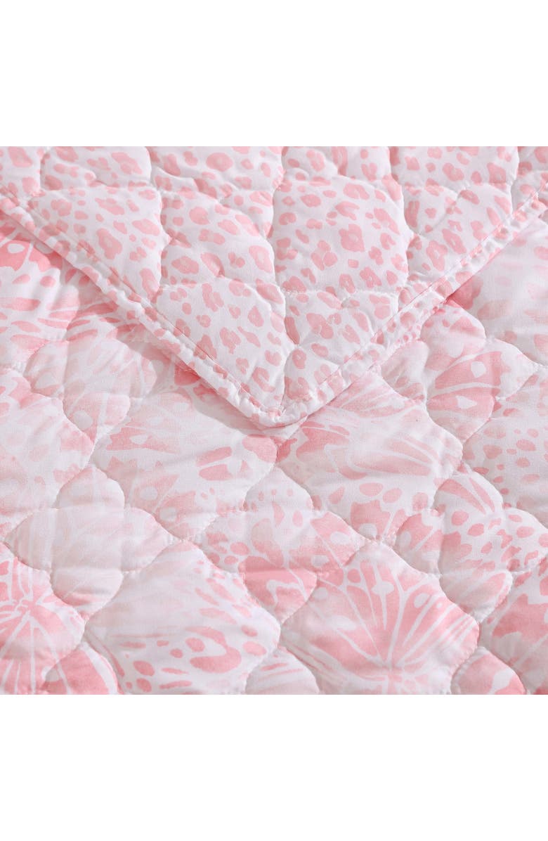 Betsey Johnson Butterfly Ombré Quilt & Sham Set, Alternate, color, Pink