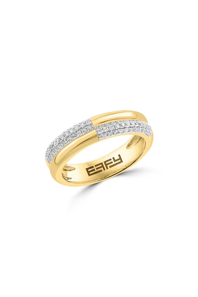 Diamond Stacked Ring, Main, color, GOLD/ WHITE
