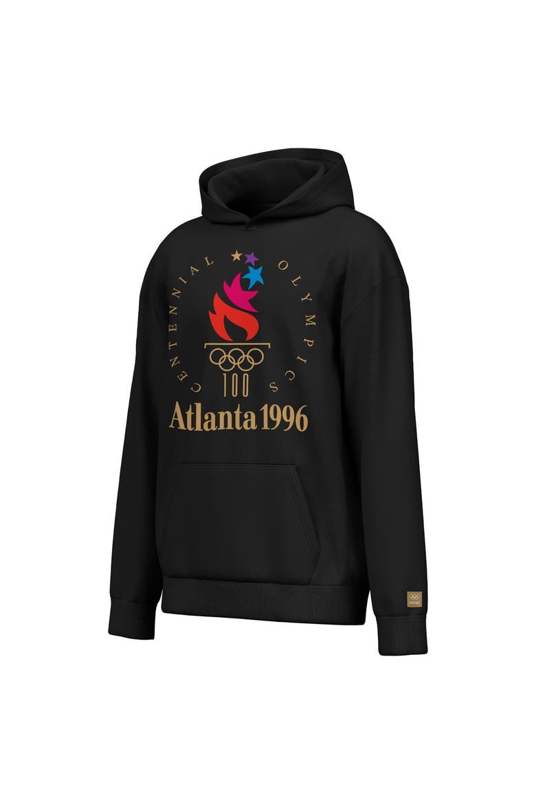 Men's Outerstuff  Black Atlanta 1996 Summer Olympics Centennial Emblem Hoodie, Alternate, color, Black