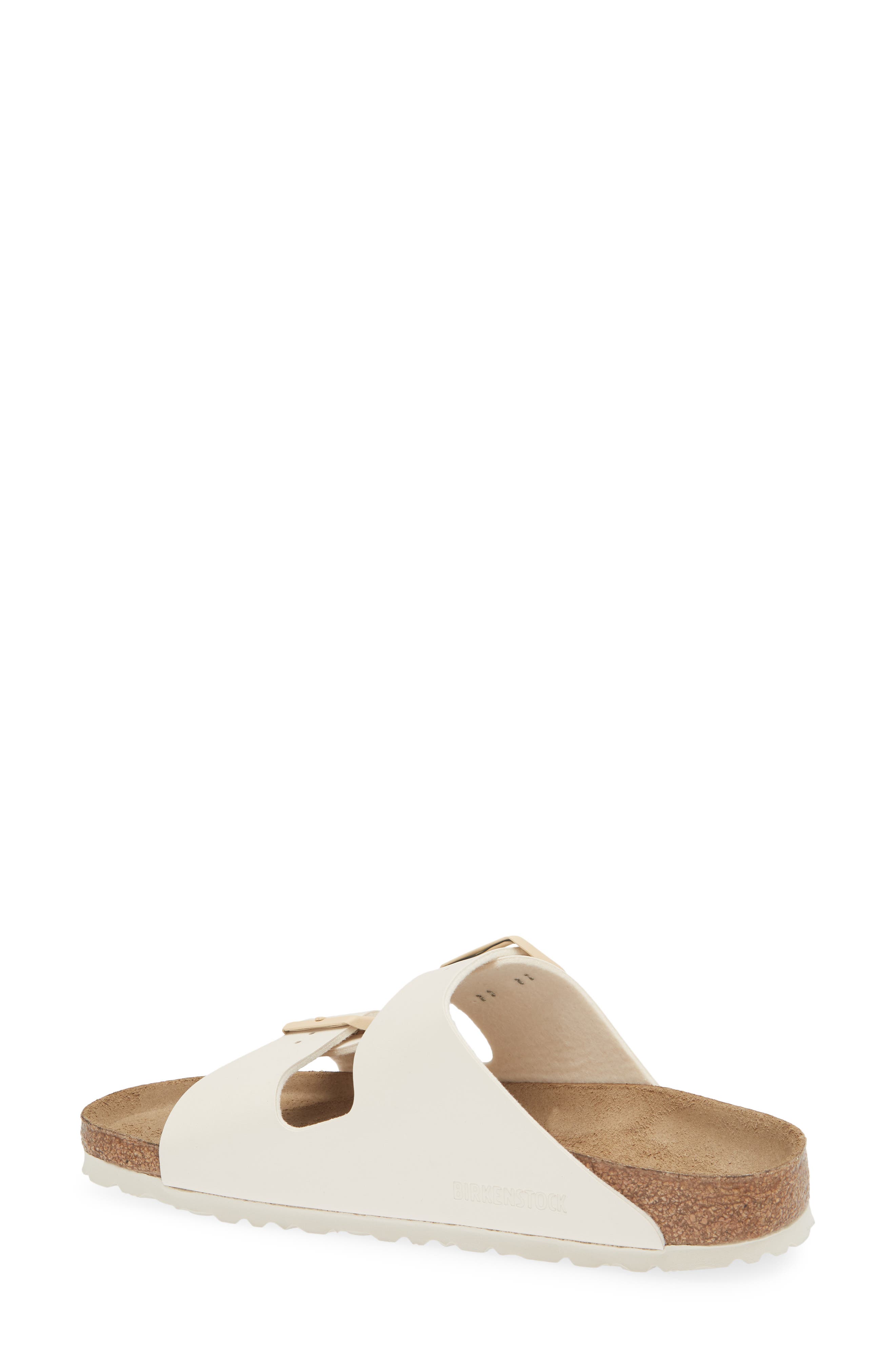 Birkenstock Arizona Slide Sandal, Alternate, color, Eggshell