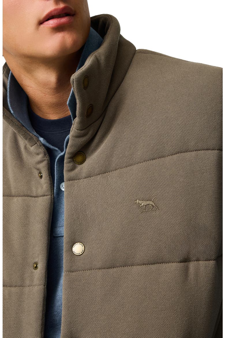 Lake Ferry Quilted Vest, Alternate, color, KHAKI