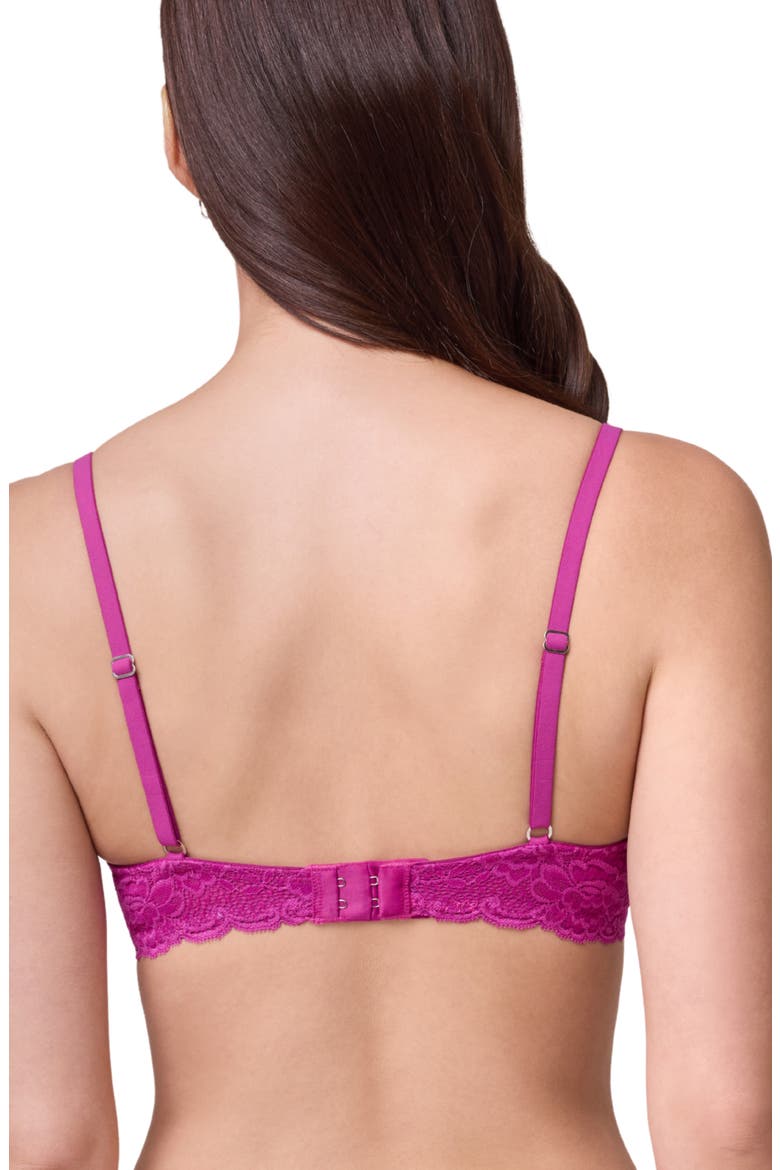 Flirt Lace Underwire Demi Bra, Alternate, color, PASSION FRUIT