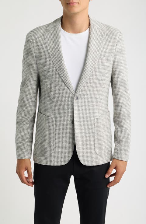 Hanry Slim Fit Cotton and Linen Sport Coat