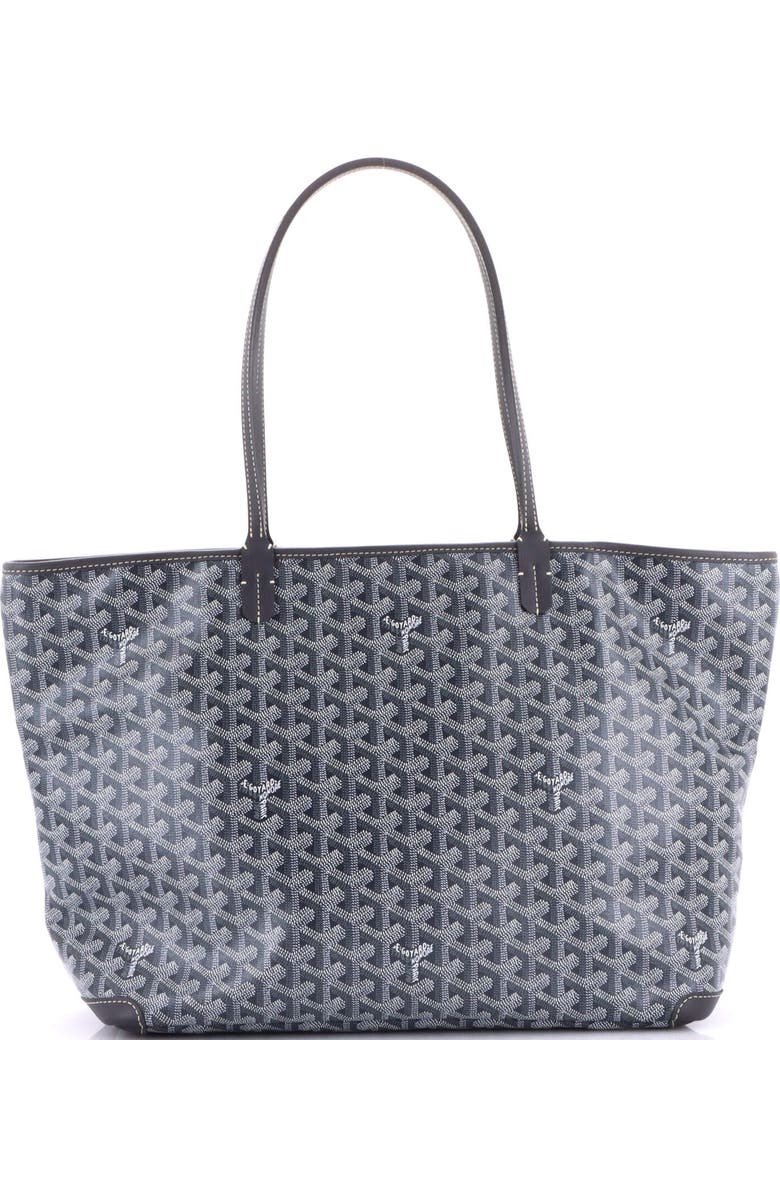 Pre-Owned Goyard Artois Tote Coated Canvas MM, Alternate, color, Gray