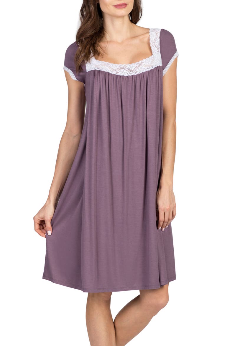 Joliet Maternity/Nursing Nightgown, Alternate, color, LILAC