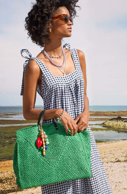 Clare V . Summer Simple Raffia Tote Bag