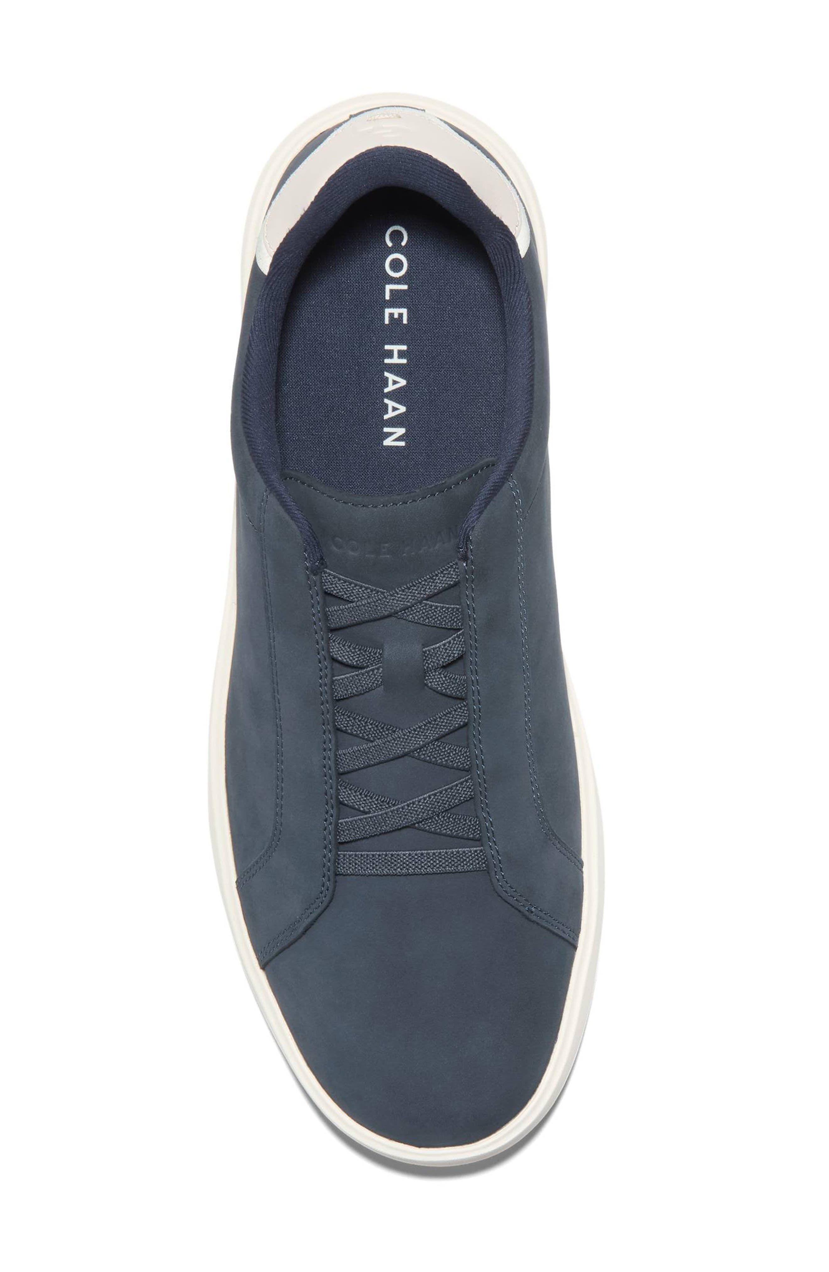 Grand Crosscourt LTT Slip-On Sneaker, Alternate, color, NAVY BLAZER NUBUCK / IVORY