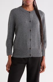 Vince Wool Blend Shrunken Cardigan