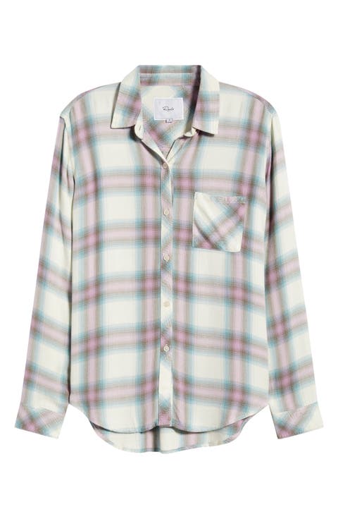 Hunter Plaid Button-Up Shirt
