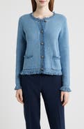 KOBI HALPERIN Kailey Sequin Fringe Cardigan