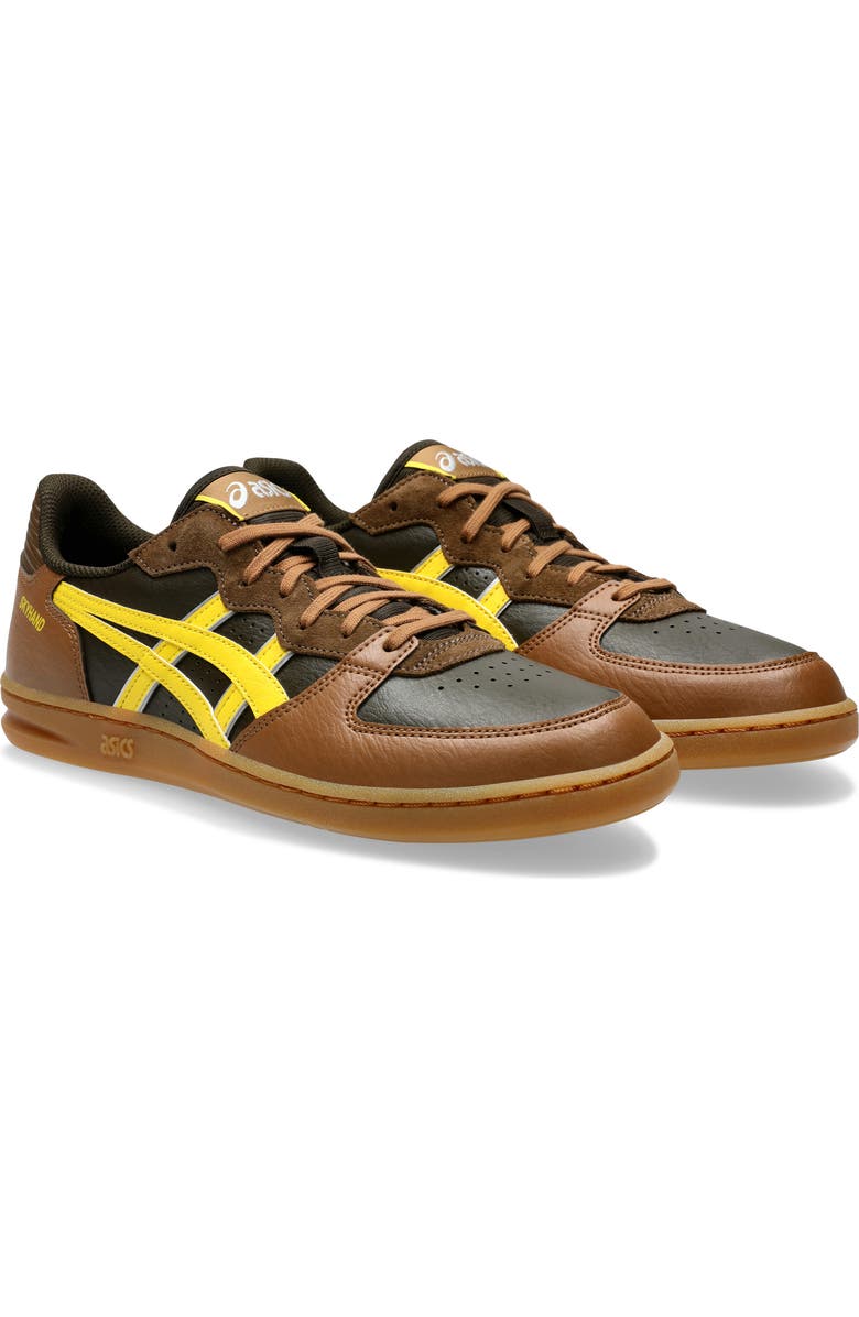 ASICS<sup>®</sup> Gender Inclusive Skyhand OG Sneaker, Main, color, Black Coffee/Tai-Chi Yellow