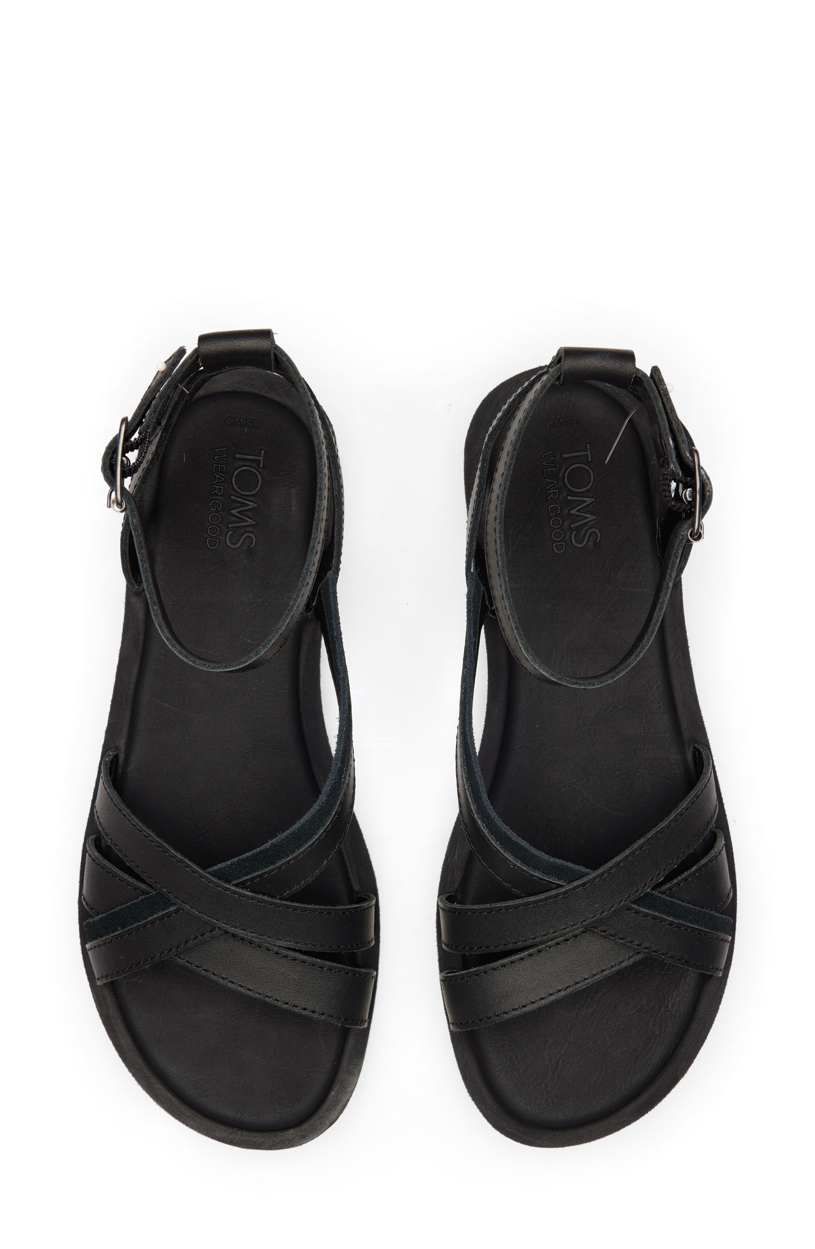 TOMS Rory Ankle Strap Sandal, Alternate, color, 