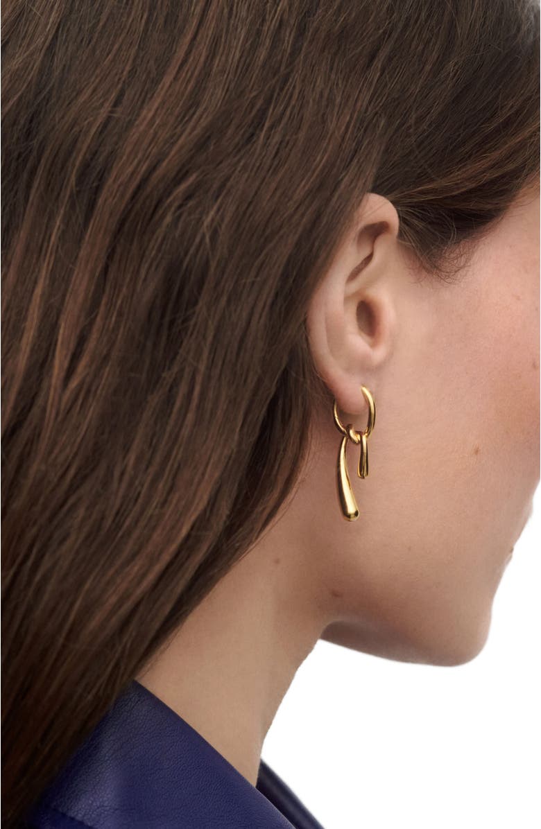 PDPAOLA Twist Hoops, Alternate, color, Gold