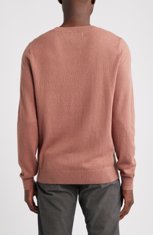 Nordstrom Crewneck Cotton & Cashmere Sweater In Pink