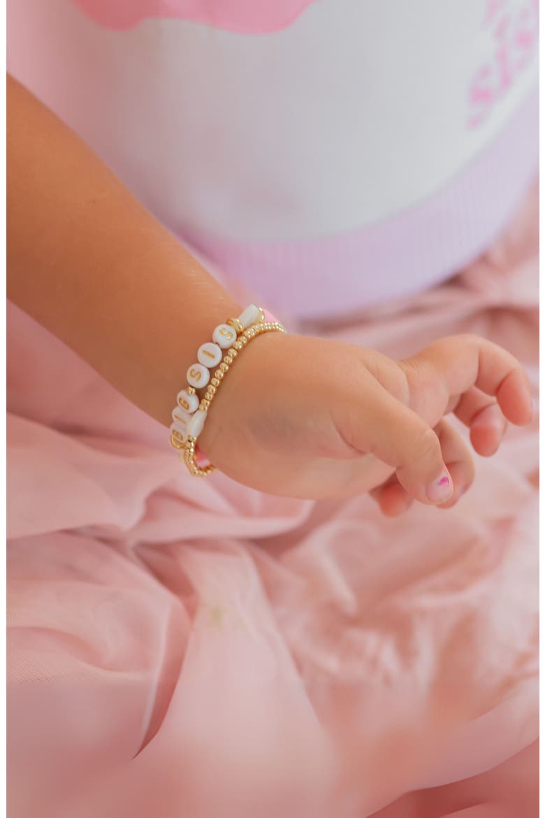 Big Sis Girls' Bracelet, Alternate, color, Pink