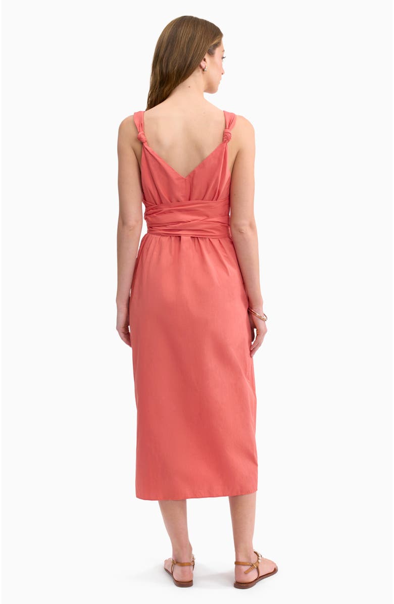 Rebecca Taylor Brielle Poplin Dress, Alternate, color, Coral Blush