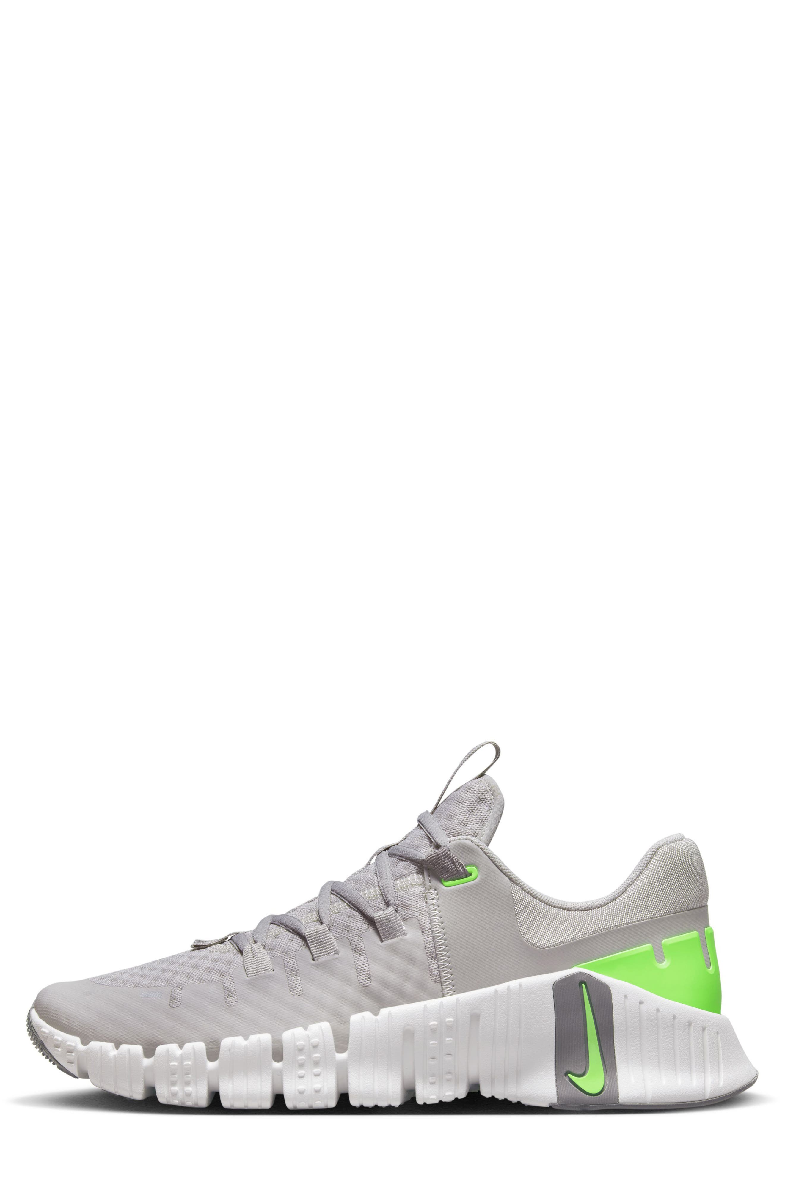 Free Metcon 5 Training Shoe, Alternate, color, LIGHT IRON ORE/ PHANTOM/ GREEN