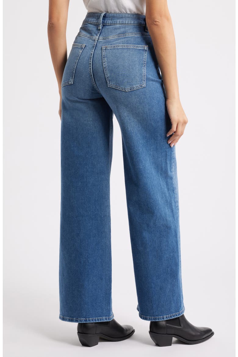 NCE High Waist Wide Leg Jeans, Alternate, color, DAY DREAMER