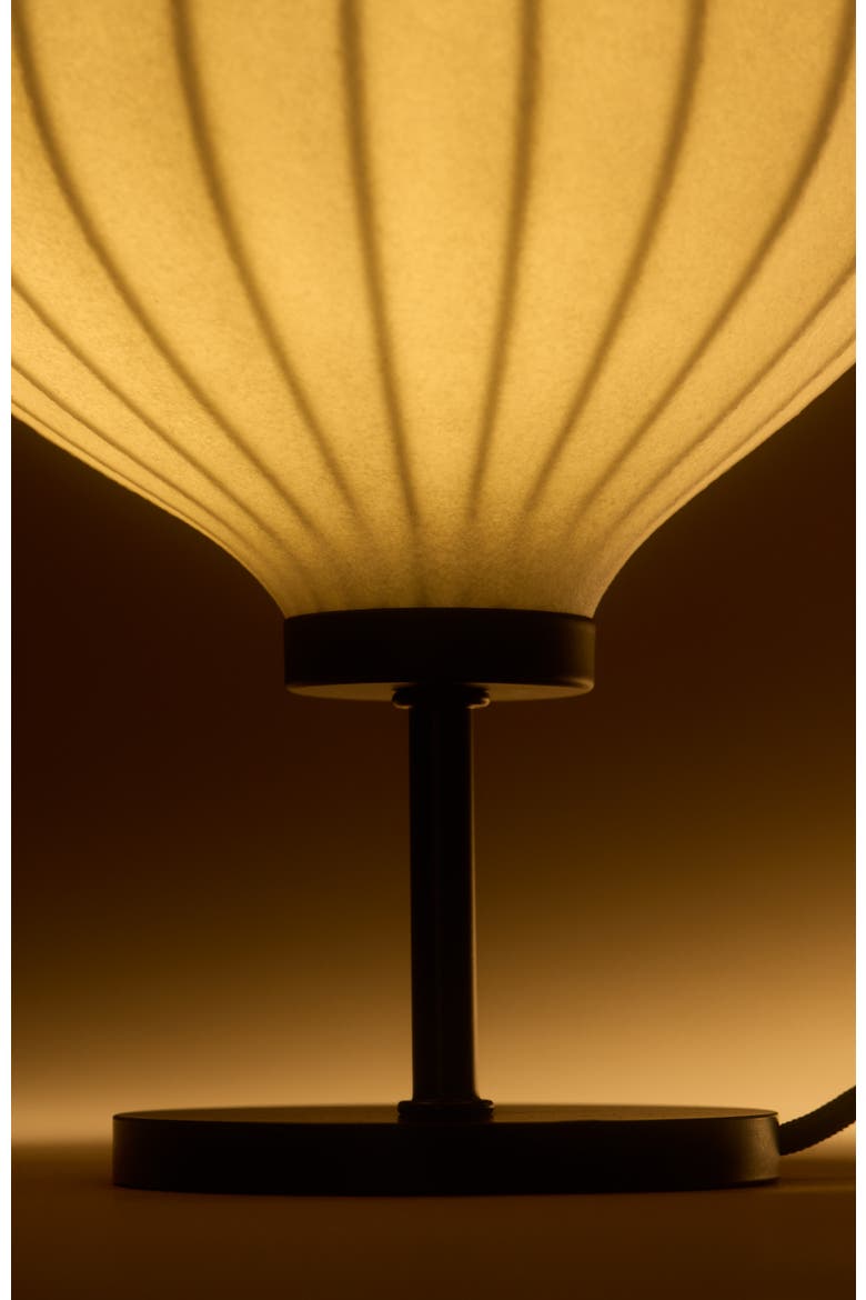 Nimbus 9" LED Table Lamp with Black Finish and White Balloon Dome Shade, Bulb Included, Alternate, color, Classic black