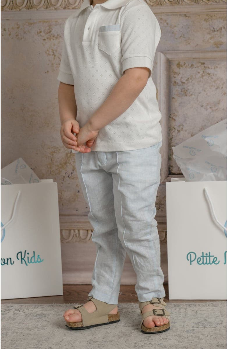 Petite Maison Kids Charlotte Boys' Pants, Alternate, color, Baby Blue