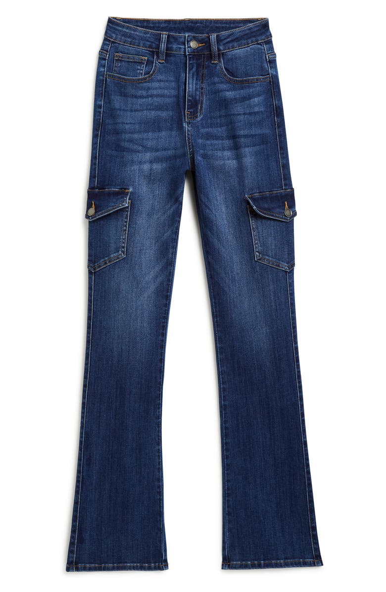 Kids' Lightening Studded Flare Leg Jeans