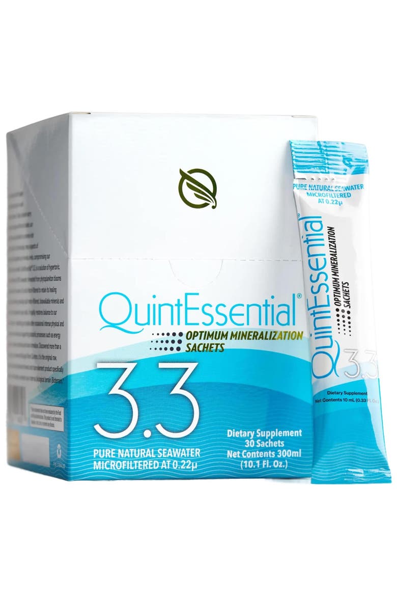 QuintEssential Hypertonic Filtered Sea Water Hydration Sachets, Main, color, None
